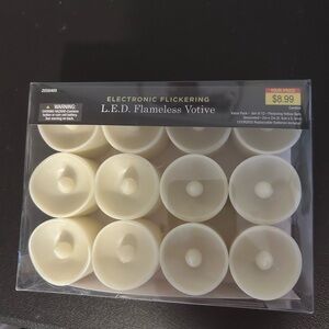 Hobby Lobby Cream LED Flameless Votive Candles